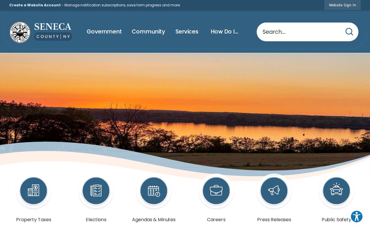 Seneca County criminal history official county portal